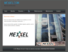 Tablet Screenshot of mexxel.mx